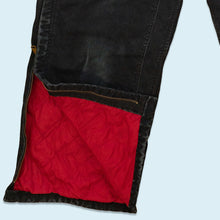 Lade das Bild in den Galerie-Viewer, Carhartt Latzhose "gefüttert" 90er/00er, schwarz, 40/28