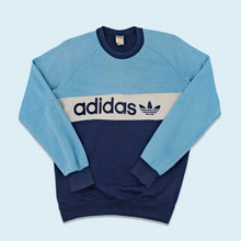 Lade das Bild in den Galerie-Viewer, Adidas Sweatshirt 80er Made in Ireland, blau, M/L