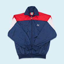 Lade das Bild in den Galerie-Viewer, Puma Trainingsjacke 90er, blau, L