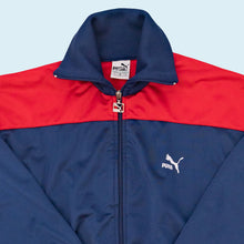 Lade das Bild in den Galerie-Viewer, Puma Trainingsjacke 90er, blau, L