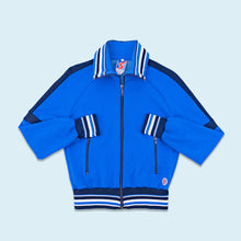 Lade das Bild in den Galerie-Viewer, Snowtime Trainingsjacke 80er, blau, XS/S