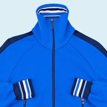 Lade das Bild in den Galerie-Viewer, Snowtime Trainingsjacke 80er, blau, XS/S