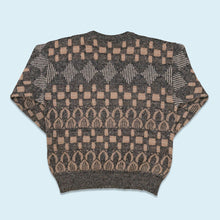 Lade das Bild in den Galerie-Viewer, Strickpullover 90er, grau, M