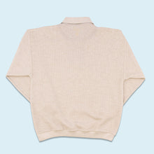 Lade das Bild in den Galerie-Viewer, Wind Polo Sweatshirt "Limited Edition" 90er Made in Portugal, beige, L