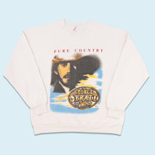 Lade das Bild in den Galerie-Viewer, Jerzees Sweatshirt "George Strait" 1992 Made in the USA, weiß, L/XL