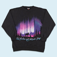 Lade das Bild in den Galerie-Viewer, Signal Sports Sweatshirt "let heaven and nature sing" 1993, schwarz, M