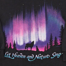 Lade das Bild in den Galerie-Viewer, Signal Sports Sweatshirt "let heaven and nature sing" 1993, schwarz, M