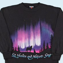 Lade das Bild in den Galerie-Viewer, Signal Sports Sweatshirt "let heaven and nature sing" 1993, schwarz, M