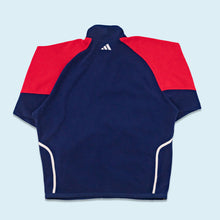 Lade das Bild in den Galerie-Viewer, Adidas Quarter Zip Fleece 2000, blau/rot, L