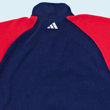 Lade das Bild in den Galerie-Viewer, Adidas Quarter Zip Fleece 2000, blau/rot, L