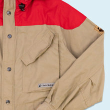 Lade das Bild in den Galerie-Viewer, Jack Wolfskin Jacke dünn 90er, beige/grau, S/M