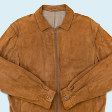 Lade das Bild in den Galerie-Viewer, Jacke "echtes Leder" 80er, braun, L