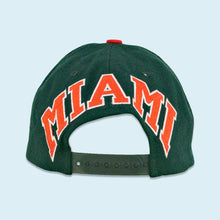 Lade das Bild in den Galerie-Viewer, American Needle Mütze "Miami Hurricanes 100% Wool" 90er, grün, Einheitsgröße