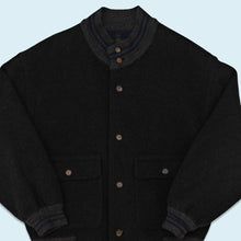 Lade das Bild in den Galerie-Viewer, Schneiders Salzburg Jacke "wool bomber" 90er Made in Austria, schwarz, XL