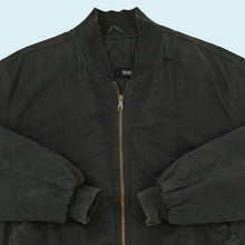 Lade das Bild in den Galerie-Viewer, Hugo Boss Jacke "bomber" 90er, grün, XL breit