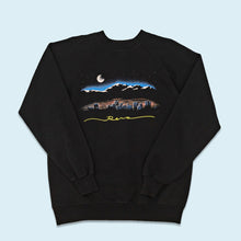 Lade das Bild in den Galerie-Viewer, Hanes Sweatshirt "Reno" 90er, schwarz, M