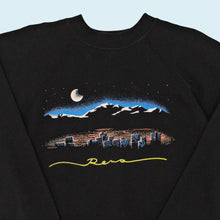 Lade das Bild in den Galerie-Viewer, Hanes Sweatshirt "Reno" 90er, schwarz, M