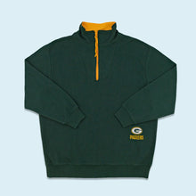 Lade das Bild in den Galerie-Viewer, Game Day Quarter Zip "Green Bay Packers" 80er/90er Made in Korea, grün, L/XL