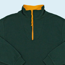 Lade das Bild in den Galerie-Viewer, Game Day Quarter Zip "Green Bay Packers" 80er/90er Made in Korea, grün, L/XL