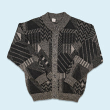 Lade das Bild in den Galerie-Viewer, Cardigan/Strickjacke 80er/90er, grau, L