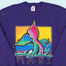 Lade das Bild in den Galerie-Viewer, Jerzees Sweatshirt "Maui" 90er Made in the USA, lila, S/M