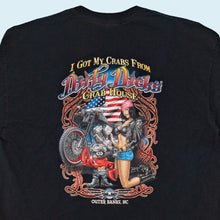 Lade das Bild in den Galerie-Viewer, Longsleeve "Dirty Dicks Crab House Outer Banks" 00er, schwarz, XL