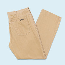 Lade das Bild in den Galerie-Viewer, Mustang Hose "Cord" 90er, grau/beige, 38/32