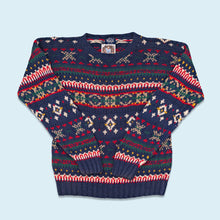 Lade das Bild in den Galerie-Viewer, Woolrich Strickpullover 80er/90er, mehrfarbig, XL schmal