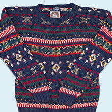 Lade das Bild in den Galerie-Viewer, Woolrich Strickpullover 80er/90er, mehrfarbig, XL schmal