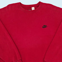Lade das Bild in den Galerie-Viewer, Nike Sweatshirt 90er Made in Turkey, rot, L/XL