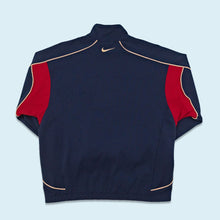Lade das Bild in den Galerie-Viewer, Nike Team Trainingsjacke 90er, blau/rot, S/M