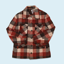 Lade das Bild in den Galerie-Viewer, Jacke lang "Wool" 80er, rot, L Damen