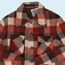 Lade das Bild in den Galerie-Viewer, Jacke lang "Wool" 80er, rot, L Damen