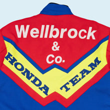 Lade das Bild in den Galerie-Viewer, Wellbrock & Co. Jacke "Motorradjacke Team Honda" 90er, blau/rot, M/L