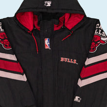 Lade das Bild in den Galerie-Viewer, Starter Jacke "Chicago Bulls" 90er, schwarz, XXL