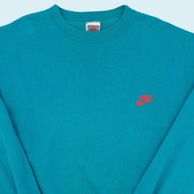 Lade das Bild in den Galerie-Viewer, Nike Sweatshirt "Sports Gear" 90er Made in Portugal, blau, XL