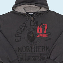 Lade das Bild in den Galerie-Viewer, Disneyland Resort Quarter Zip Hoodie "Epcot Canada", grau, XL