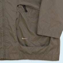 Lade das Bild in den Galerie-Viewer, Nike Jacke dünn 2000er, grau/grün, XL/XXL