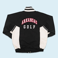Lade das Bild in den Galerie-Viewer, Reebok Jacke dünn"Lady Arkansas Razorbacks Golf" 00er, schwarz, M/L