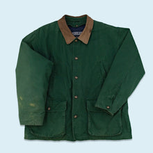 Lade das Bild in den Galerie-Viewer, Lands End Jacke gefüttert "Canvas" 90er/00er, grün, L/XL