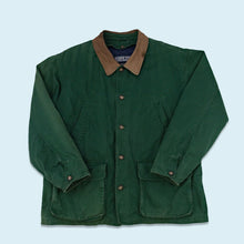 Lade das Bild in den Galerie-Viewer, Lands End Jacke gefüttert "Canvas" 90er/00er, grün, L/XL