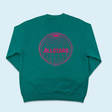 Lade das Bild in den Galerie-Viewer, Russell Athletic Sweatshirt "Vintage Allstars" 90er Made in the USA, grün/blau, L/XL