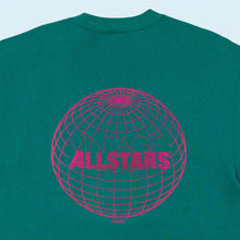 Lade das Bild in den Galerie-Viewer, Russell Athletic Sweatshirt "Vintage Allstars" 90er Made in the USA, grün/blau, L/XL