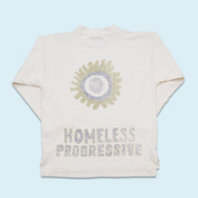Lade das Bild in den Galerie-Viewer, NYOUW Sweatshirt "Homeless Progressive" 90er/00er, weiß, L/XL