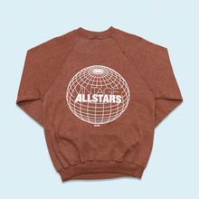 Lade das Bild in den Galerie-Viewer, Fruit of the Loom Sweatshirt "Vintage Allstars" 70er, braun, S/M