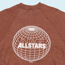 Lade das Bild in den Galerie-Viewer, Fruit of the Loom Sweatshirt "Vintage Allstars" 70er, braun, S/M