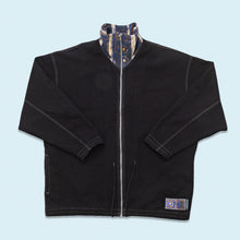 Lade das Bild in den Galerie-Viewer, X-Large Tribe x Adidas Zip Jacke dünn 90er, schwarz, XL breit