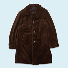 Lade das Bild in den Galerie-Viewer, Peter Hahn Mantel "Lamahaar" 70er/80er, braun, L/XL Damen