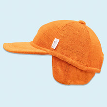 Lade das Bild in den Galerie-Viewer, Conte of Florence Mütze Fleece "Thermo" Made in Italy, orange, S