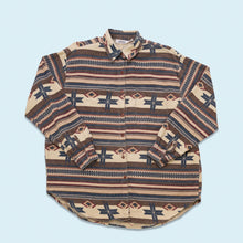 Lade das Bild in den Galerie-Viewer, Nina Hemd 90er/00er mit Schulterpolstern, mehrfarbig, L Damen